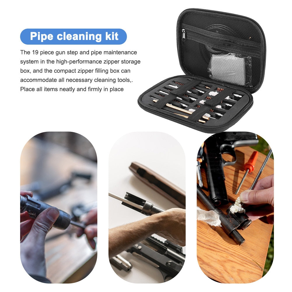 Compact cleaning kit