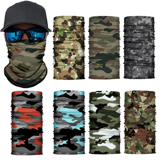 Camouflage neck socks