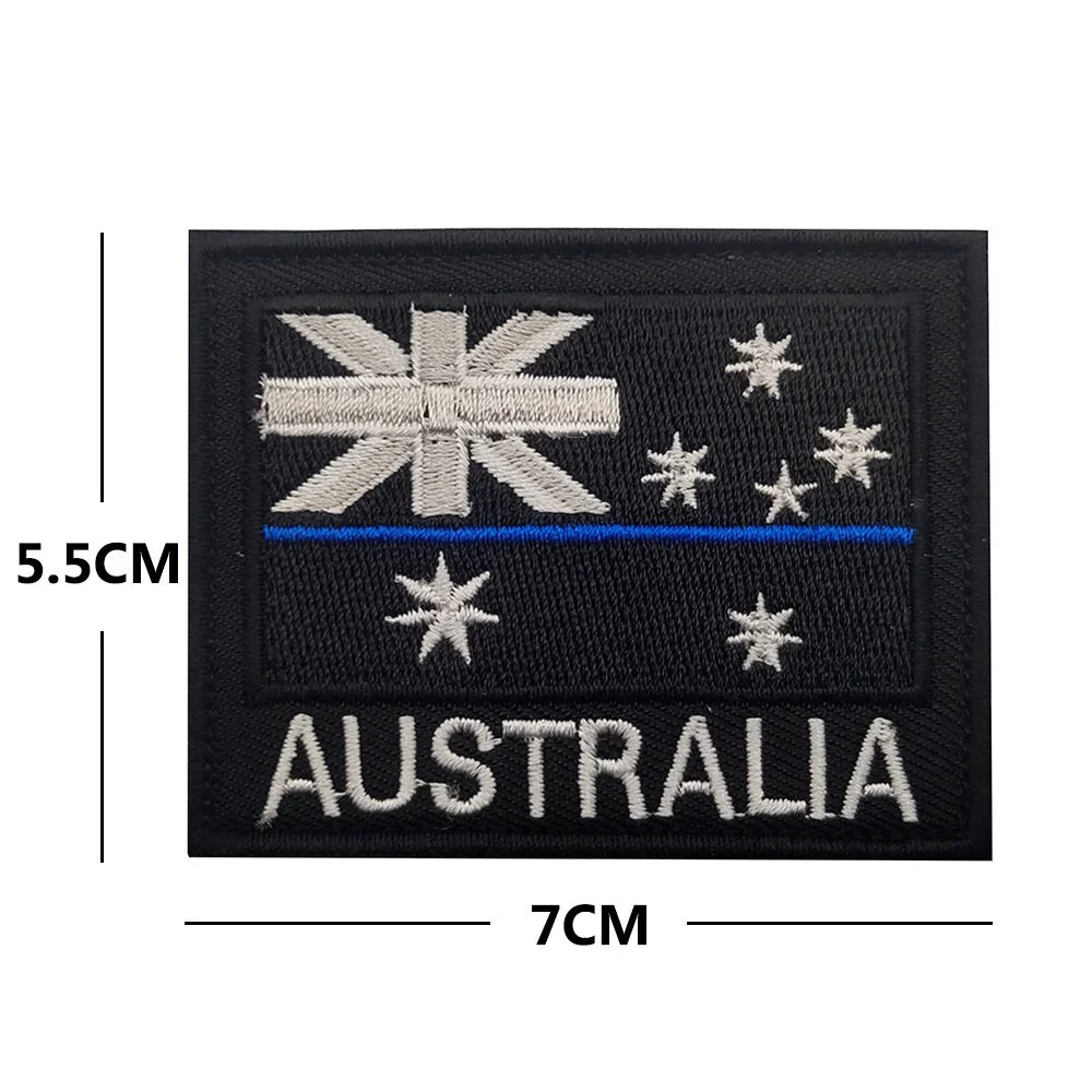 Aus themed Various PVC/embroidered patches