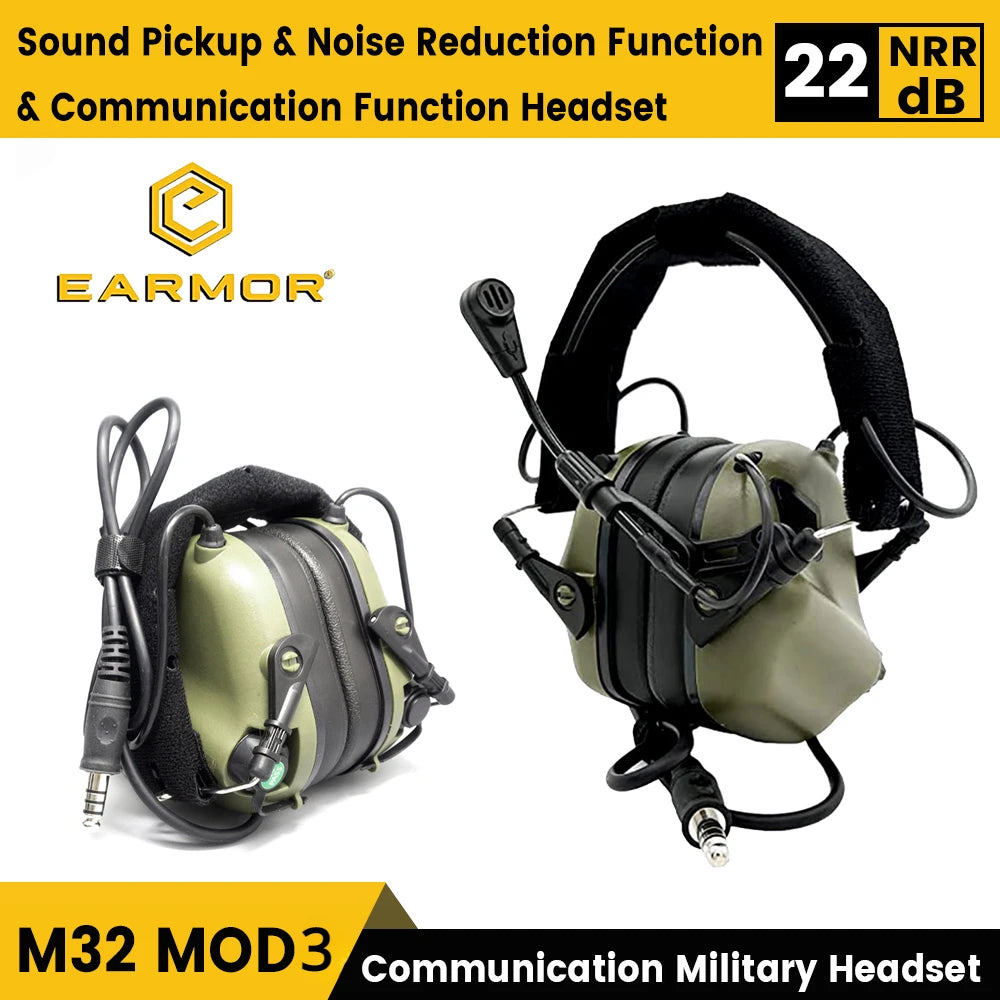 EARMOR M32 headset hearing with microphone – Admin Top Up