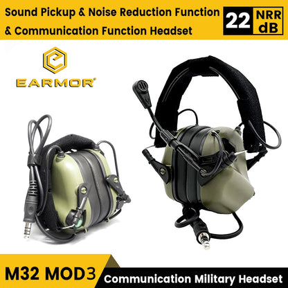 EARMOR M32 headset hearing with microphone